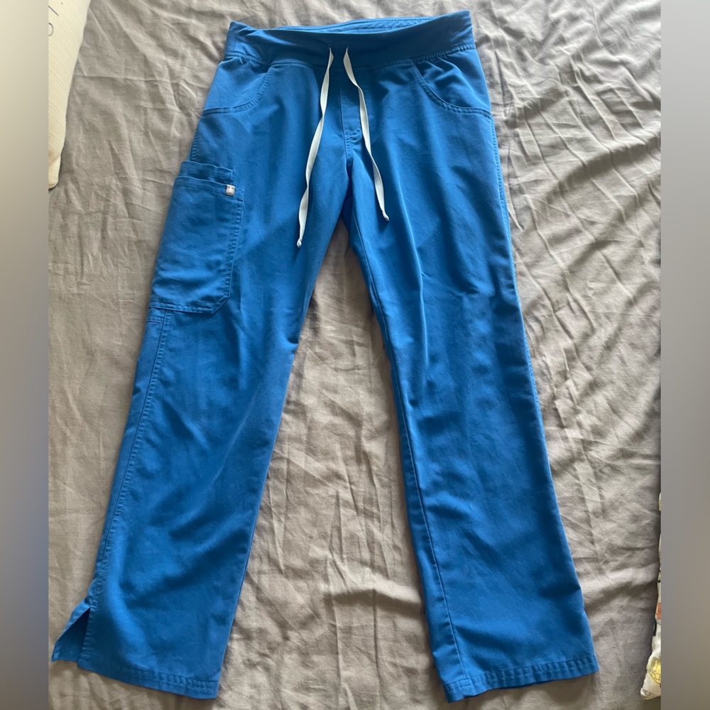 Figs royal blue kade pants